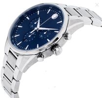 MOVADO SWISS STRATUS CHRONO BLUE DIAL 42MM - CHF 1295.- NEW