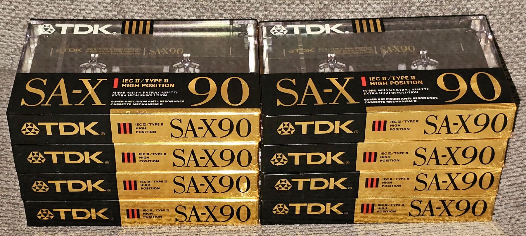 Musicassette: TDK"SA-X90" top chromium cassette audio – Nuovo e nell'imballaggio originale da LAUSANNE venduto da Mistersound 2