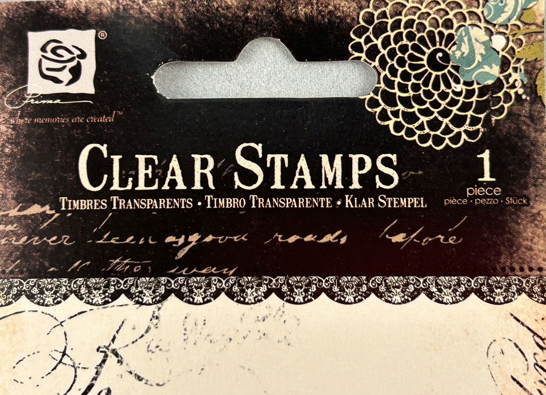 Timbri: Prima Clear Stamps-Brick and Vines – Nuovo e nell'imballaggio originale da Wichtrach venduto da Mona1994 2