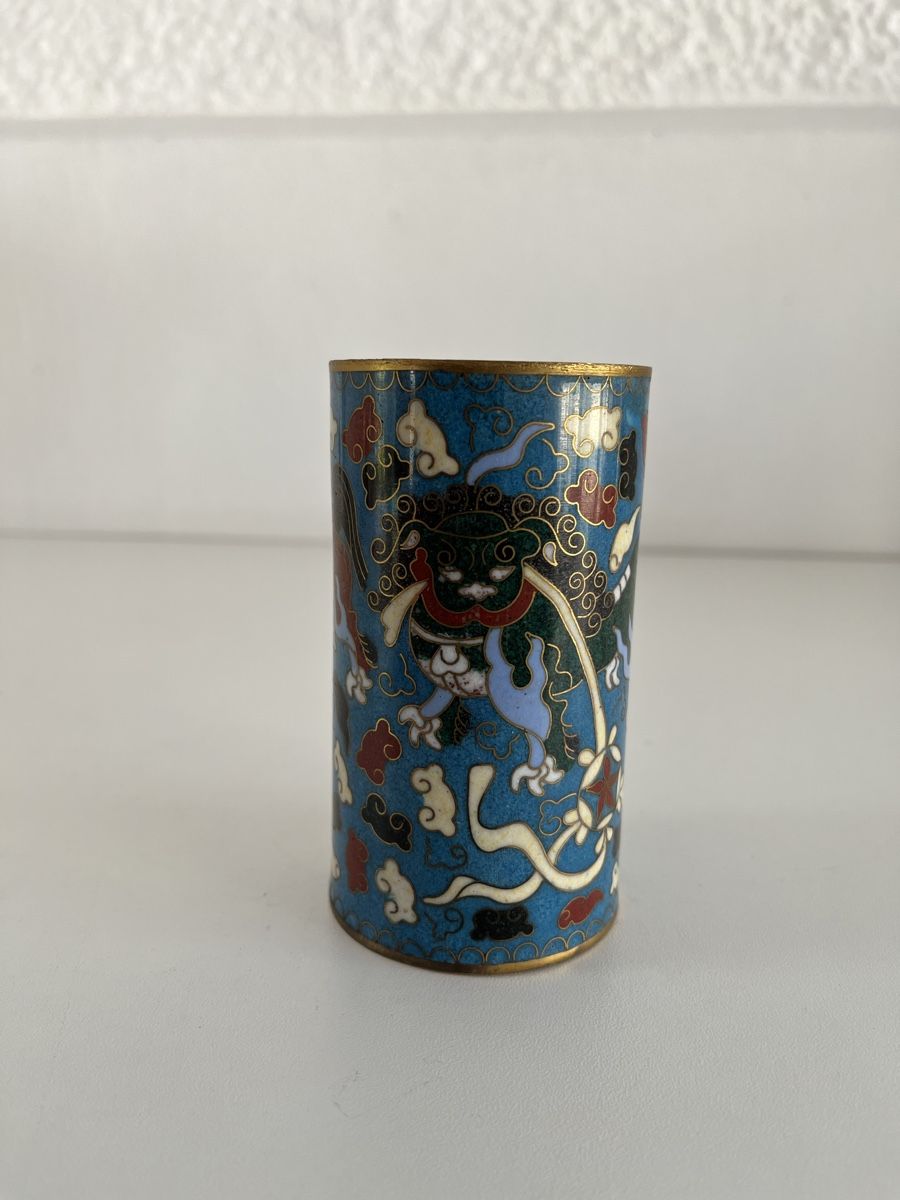 Tutte le decorazioni: alter Pinsel-Washer / Cloisonné – Usato da Wetzikon ZH venduto da seli03