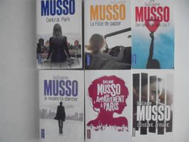 6 romans de Guillaume MUSSO / tous en très bon état