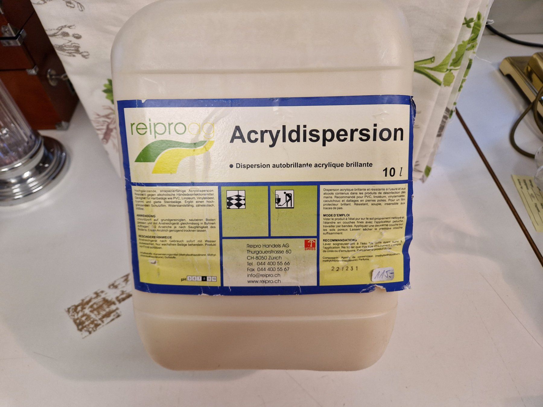 Colori: Acryldispersion Reipro 10L Neu – Usato da Wädenswil venduto da verebe 1