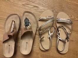 2 Sommerschuhe Größe 39