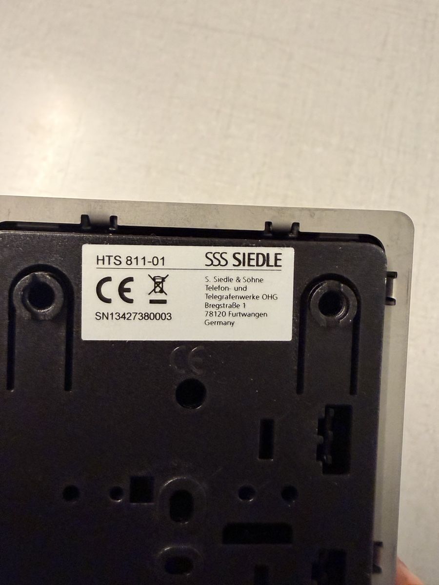 Componenti elettronici: Siedle HTS 811 – Nuovo (secondo la descrizione) da Lyss venduto da tadomikaaa 1