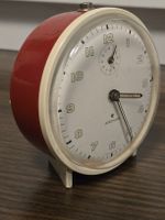 Junghans Wecker Vintage Retro Rot 60er Jahre