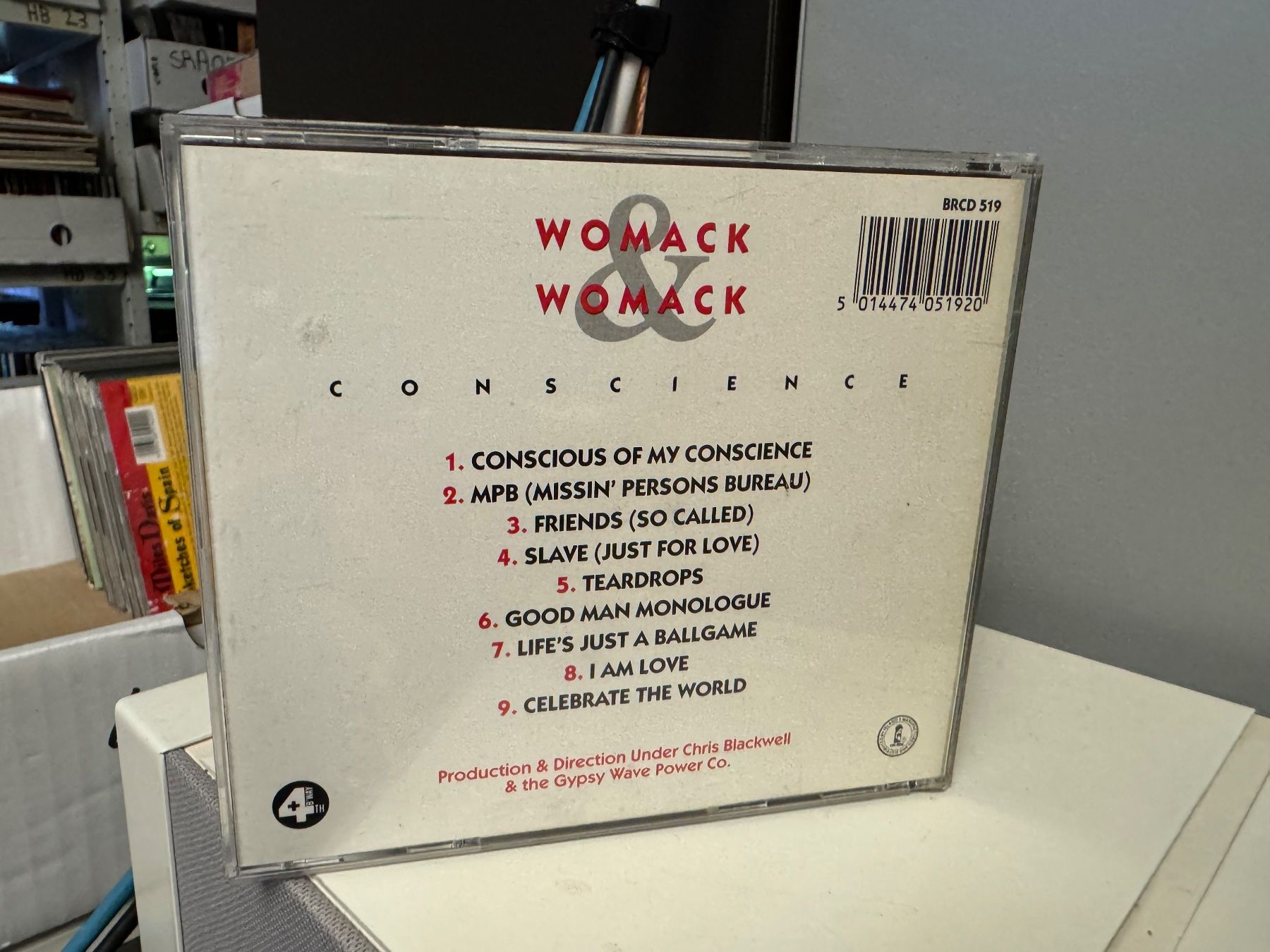 CD: Womack & Womack - Conscience - HA11K – Usato da Küsnacht ZH venduto da Jazztilldawn 1