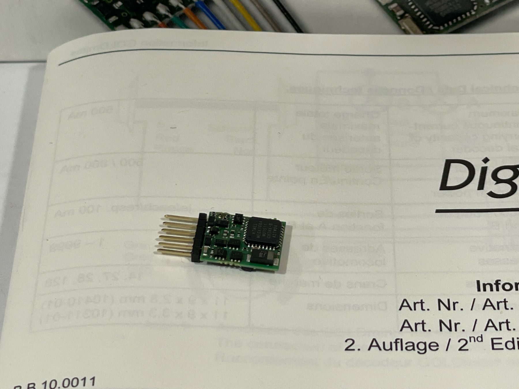 Lenz Modellini di ferrovie: LENZ Digital Plus Lokdecoder 10411-01, GOLDmini +, NEU – Nuovo e nell'imballaggio originale da Wilderswil venduto da Modellbahn-Shop-Moll 3