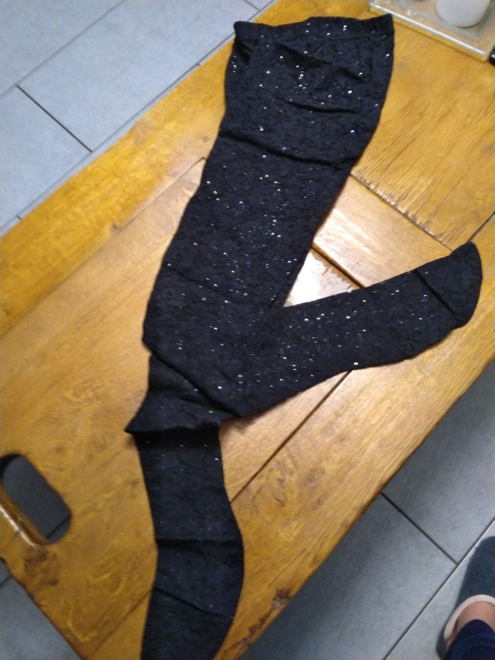 Calzedonia Strümpfe & Strumpfhosen: Spitzenstrumpfhosen mit Glitzer  CALZEDONIA – Gebraucht aus Rieden AG von Galina11 1