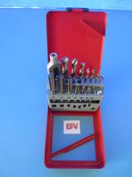 Gewindeschneider SET M3-M12 Inklusive Bohrer und Metallbox