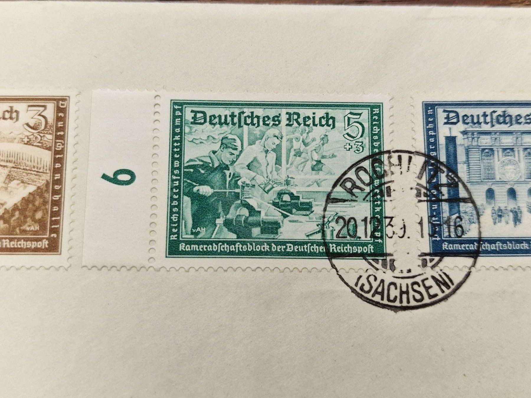 Tutti i francobolli: Reichspost - Rochlitz nach Graz 20.12.1939 – Usato da Aesch LU venduto da briefmarken.uray 2
