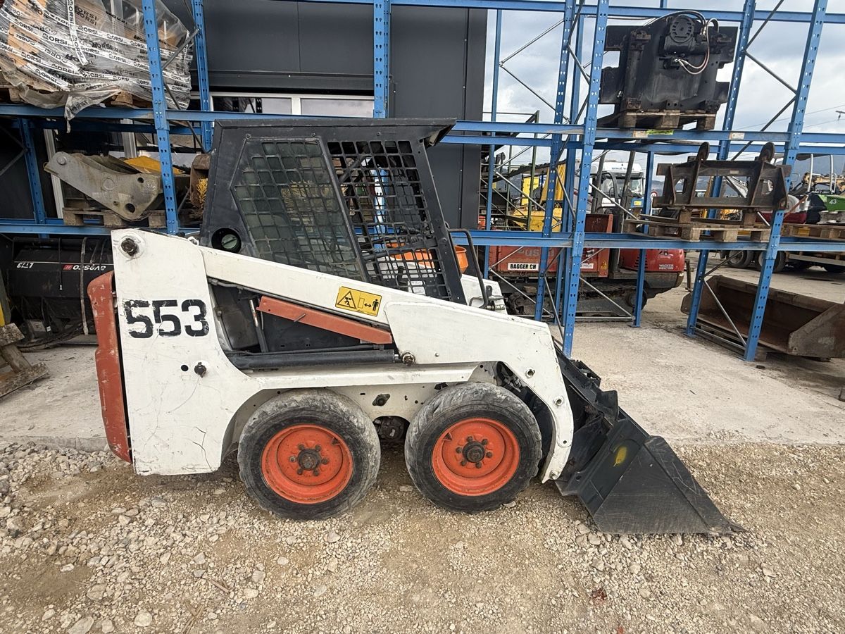 Bobcat Hoflader: Kompaktlader Bobcat 553 Bagger – Gebraucht aus Niederbipp von baggerch 6