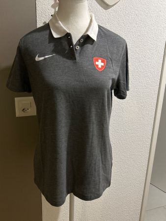 NikeSuisse Dri-Fit Polo - Sportshirt grau Gr. M