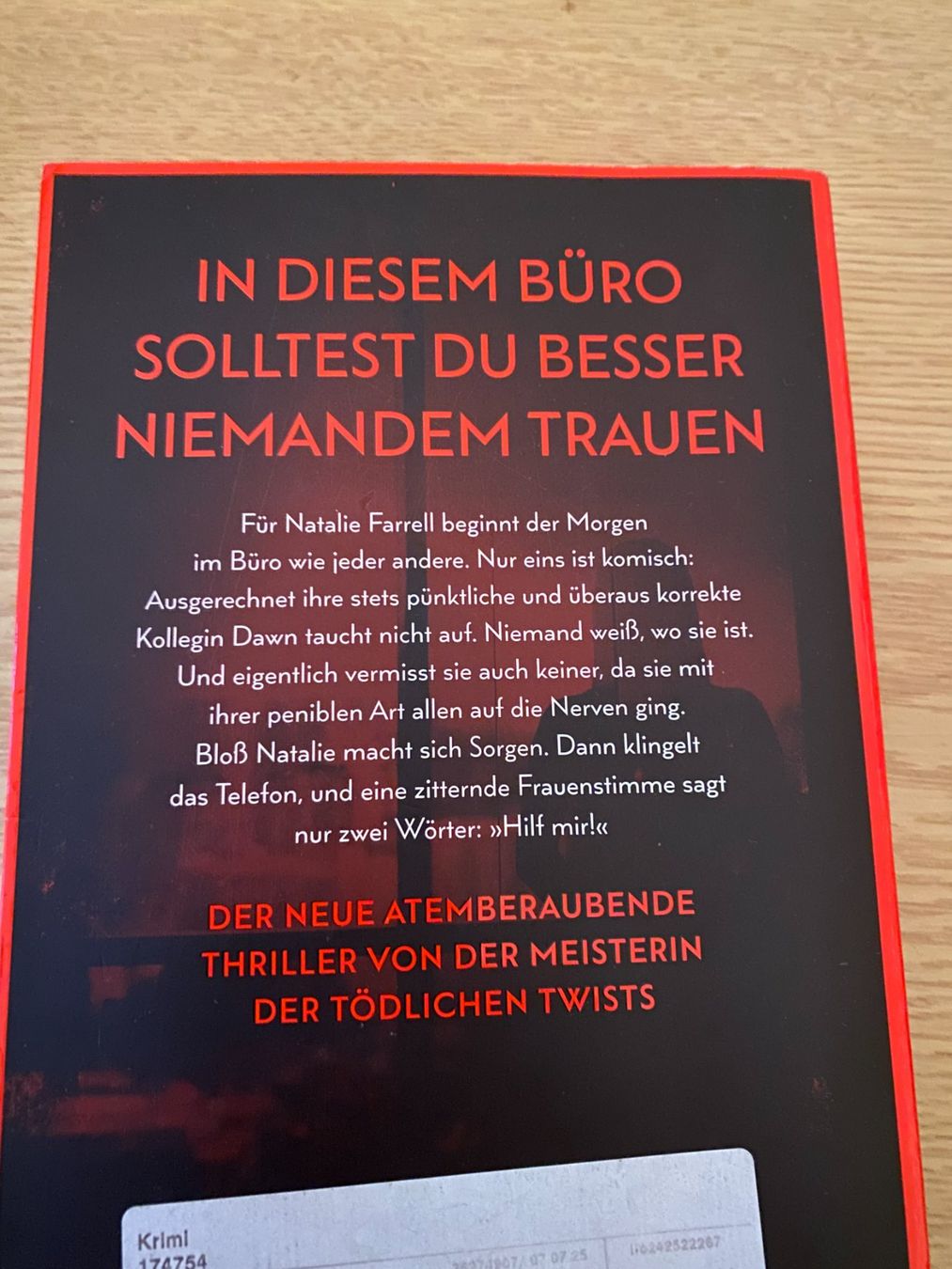 Libri: Die Kollegin /Freida McFadden) – Usato da Lyss venduto da hoferli 1