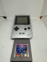 Nintendo Game Boy Pocket silber mit Tetris Spiel Modul
