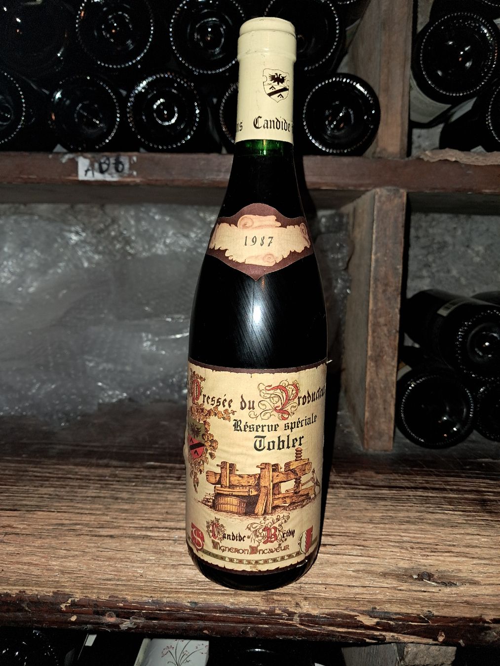 Wein: Candide Réserve Spéciale Tobler 1987 – Neu und originalverpackt aus Le locle von juliensaran