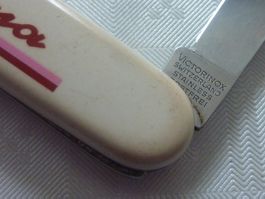 Vintage Werbe Sackmesser VICTORINOX Kunststoff "Carma"