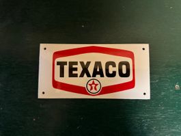 Texaco, Emailschild, Retro