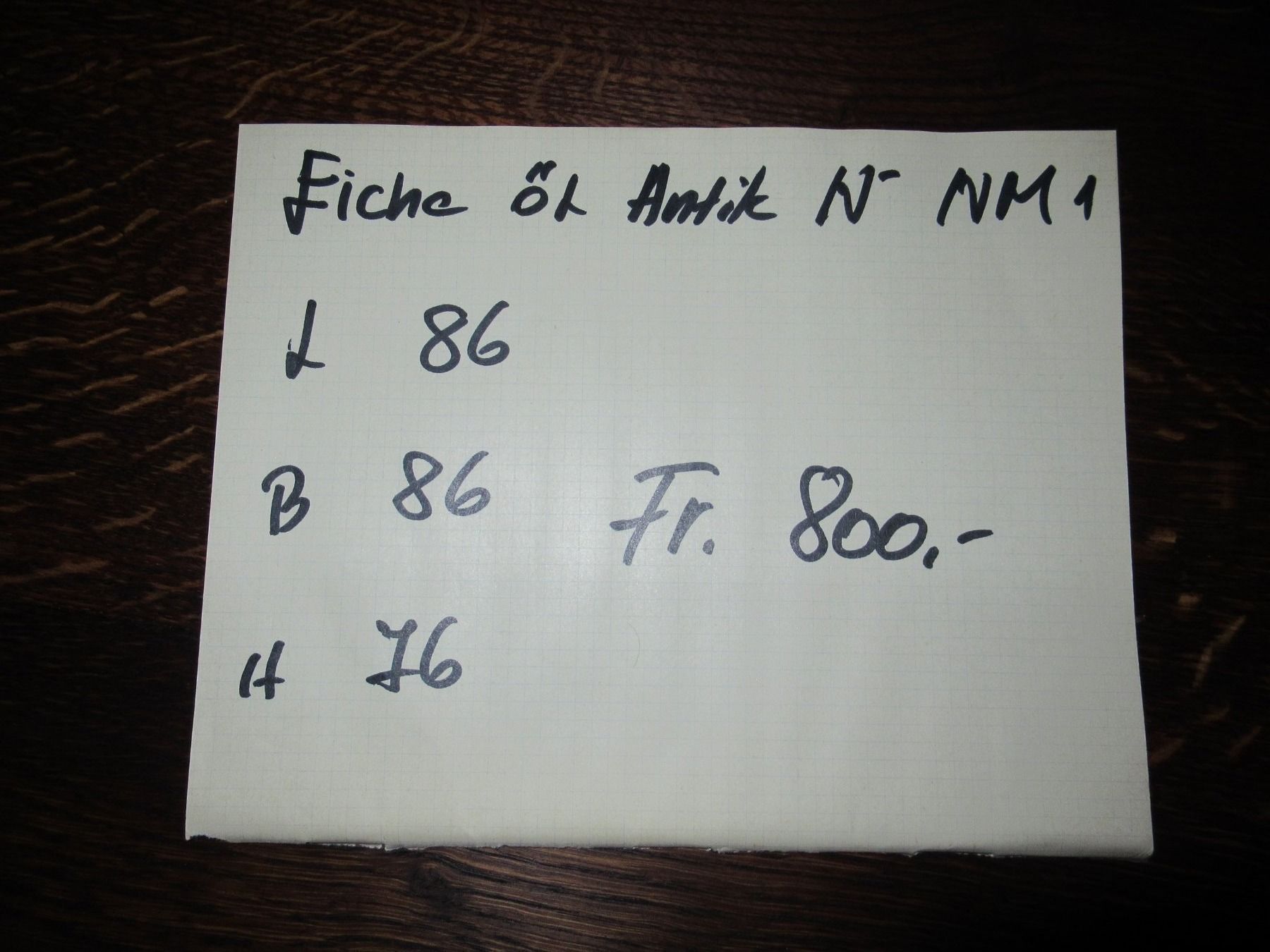 Tavoli: Beizentisch (Eiche/ 86) – Usato da Berg SG venduto da Pizza58 5