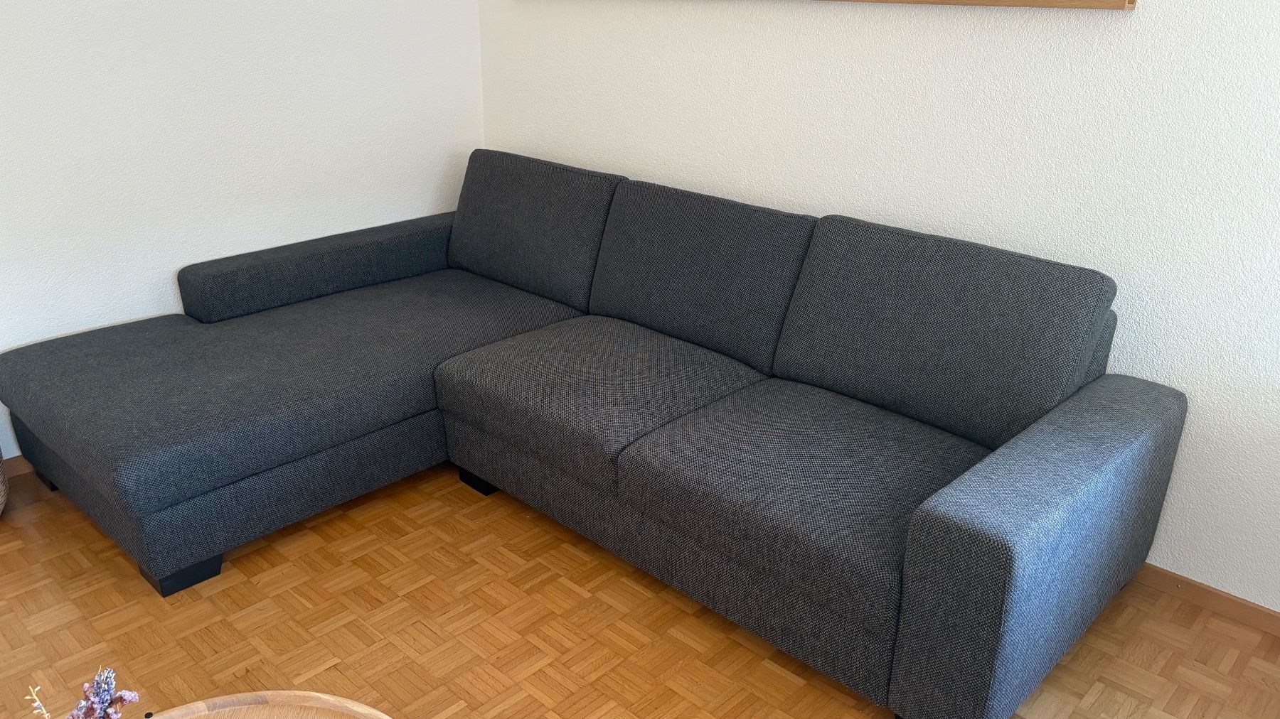 Divani: Ecksofa dunkelgrau mit Stauraum – Usato da Jona venduto da car_92gk 1