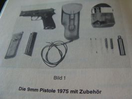 Die pistolen, règlement miltaire  juli 1986