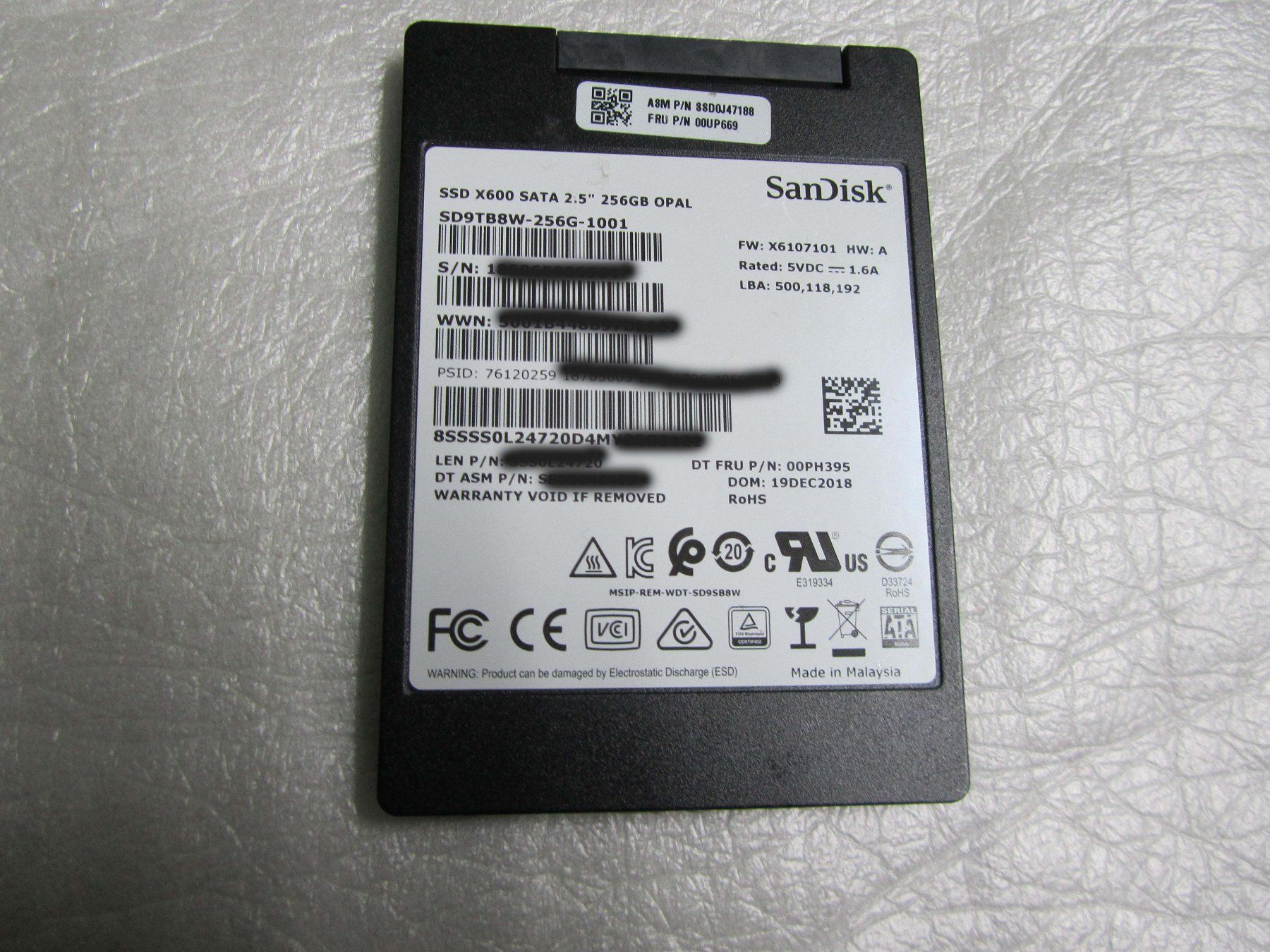 Sandisk Dischi rigidi: SanDisk SSD 256GB – Usato da moosseedorf venduto da RTN10