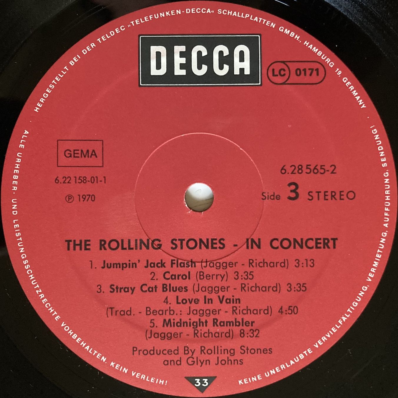 Dischi in vinile: ROLLING STONES - THE ROLLING STONES IN CONCERT – Usato da Bottens venduto da hotter-than-hell 3