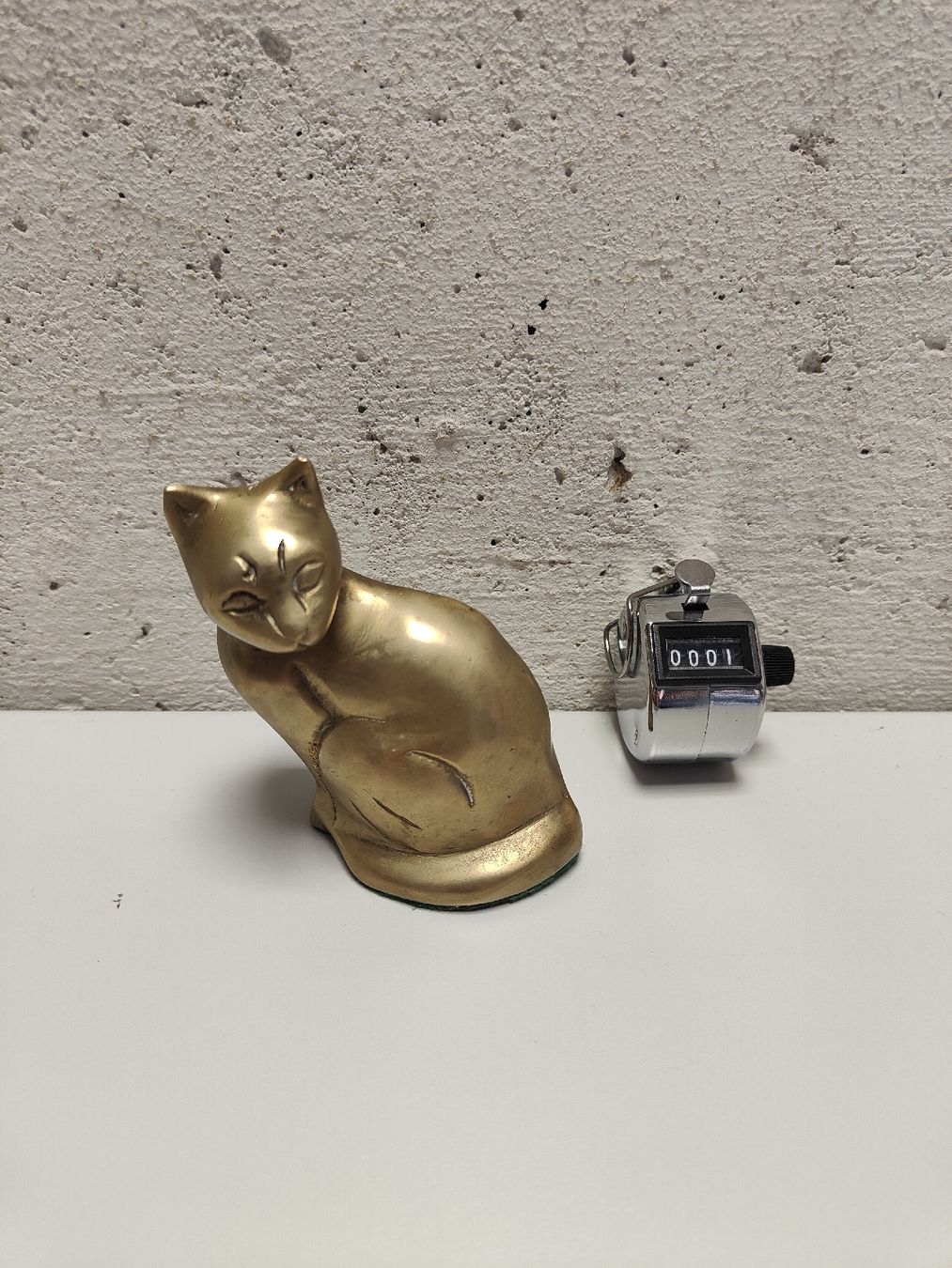 Figuren: Vintage Messing Katze – Gebraucht aus Neuenhof von