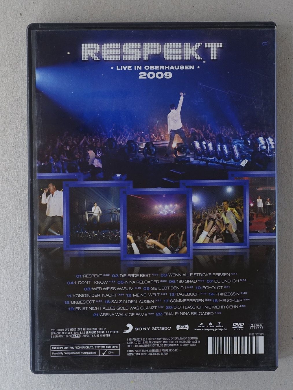Tous les DVDs: Michael Wendler - Respekt - Live 2009 – D'occasion à Sessa par fraenklishop 1