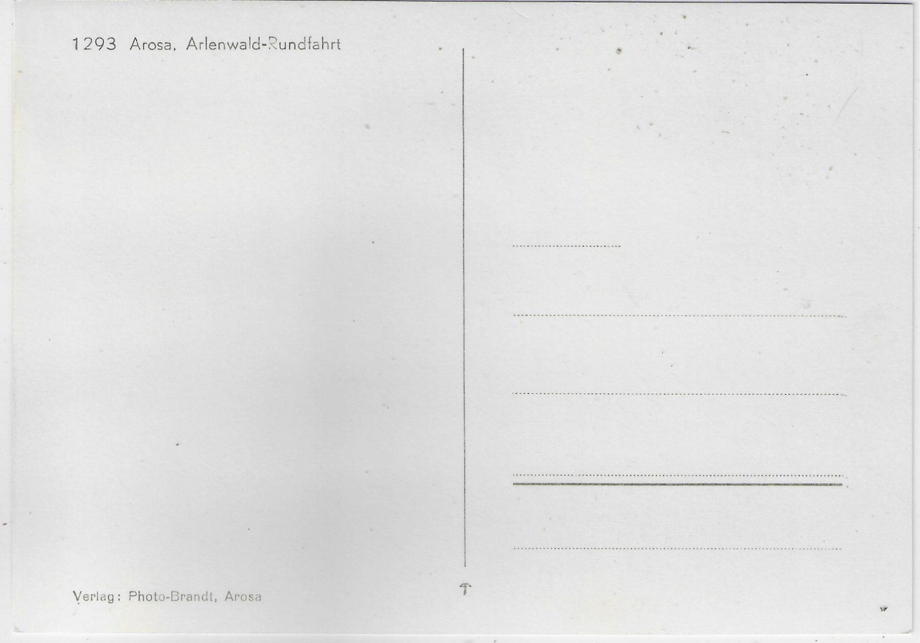 Cartoline postali: Arosa - Arlenwald-Rundfahrt mit Pferdeschlitten – Usato da Ettingen venduto da Kartenplanet 1