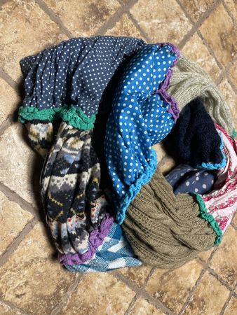 Sciarpa Nel cerchio di viscosa-super per inverno
