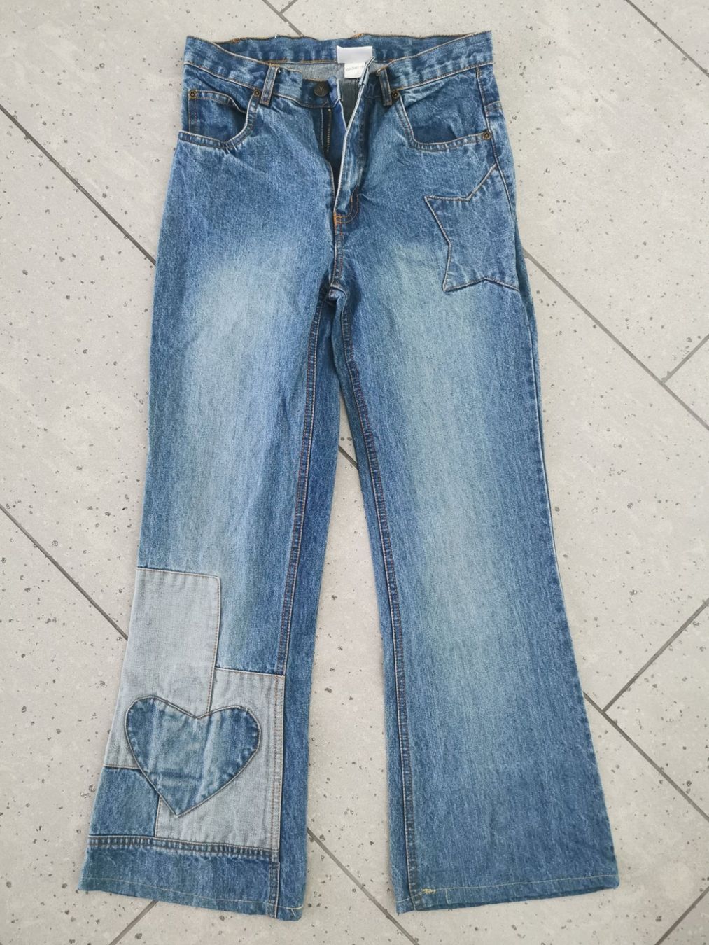 Pantaloni: Blaue Jeans, Gr. 158, Youngster – Nuovo (secondo la descrizione) da Malters venduto da Wahni81