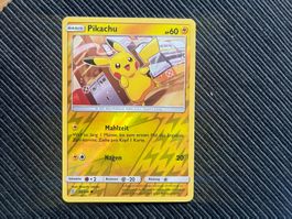 Pokemon Pikachu reverse Holo Unified Minds near Mint