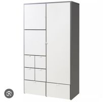 IKEA Kleiderschrank weiss/grau zerlegt mit Zubehör