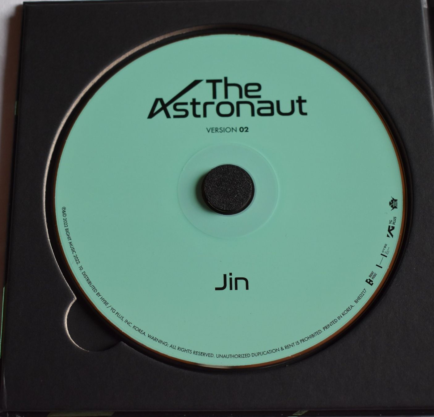 CDs: JIN ALBUM THE ASTRONAUT  VERSION O2 – D'occasion à Luthern par Babyorange1 4