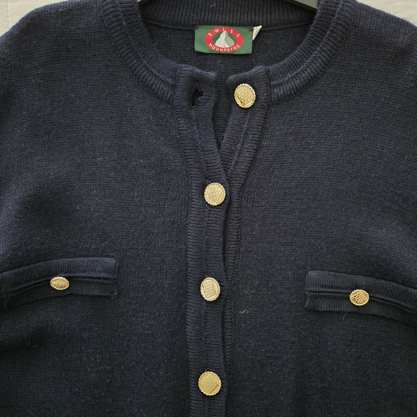 Pullover & Sweatshirts: 100% Wool navy cardigan in size M – Gebraucht aus Échichens von sosoleily 1