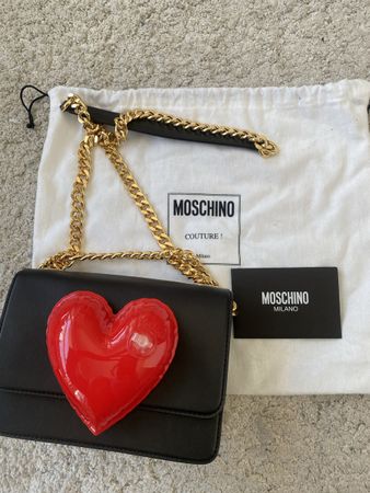MOSCHINO Inflatable Heart Tasche
