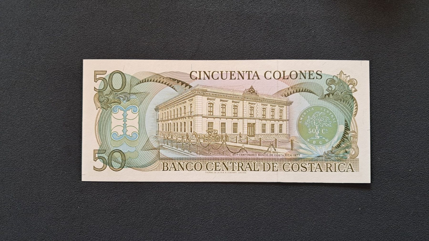 Banknoten: Costa Rica 50 Colones 1981 Unc – Neu und originalverpackt aus Lufingen von E-Auktion 1