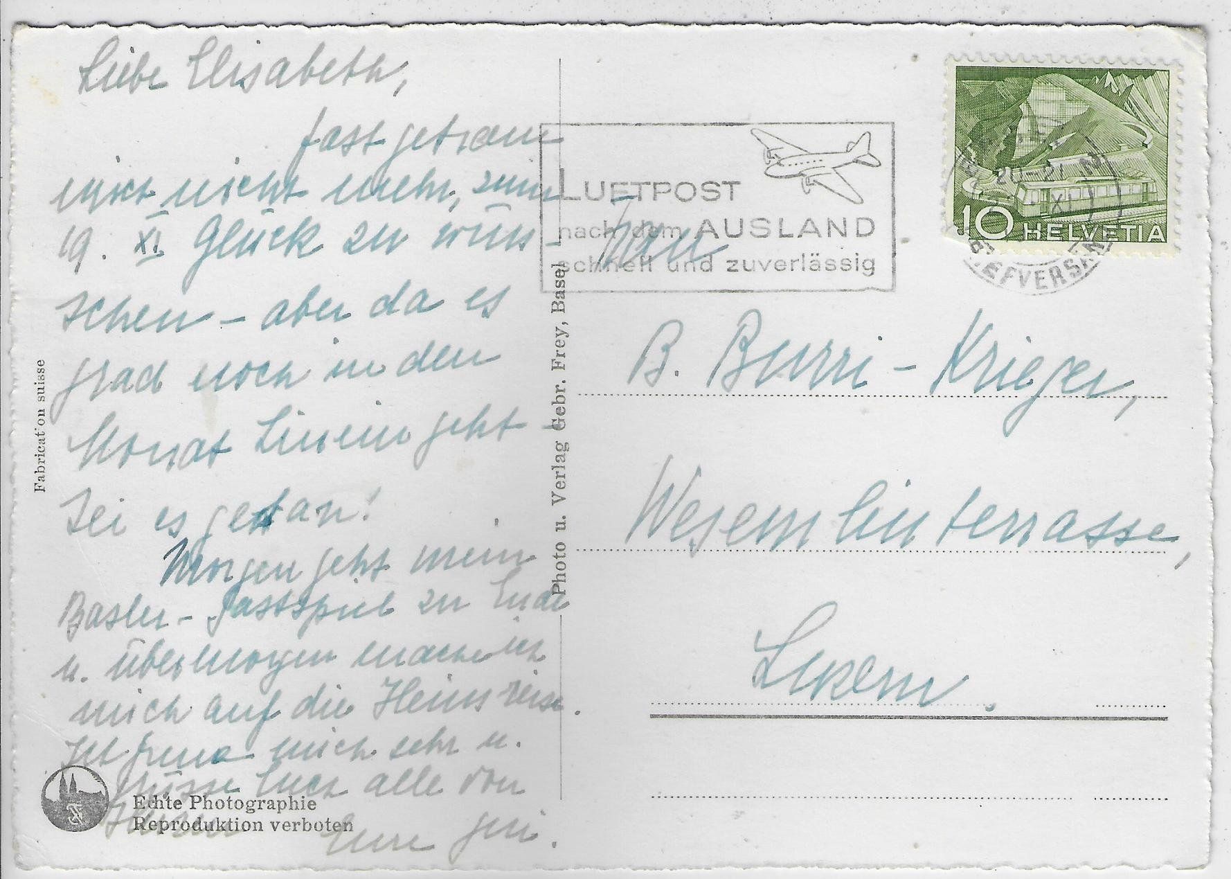 Cartoline postali: Basel - Rathaushof – Usato da Ettingen venduto da Kartenplanet 1