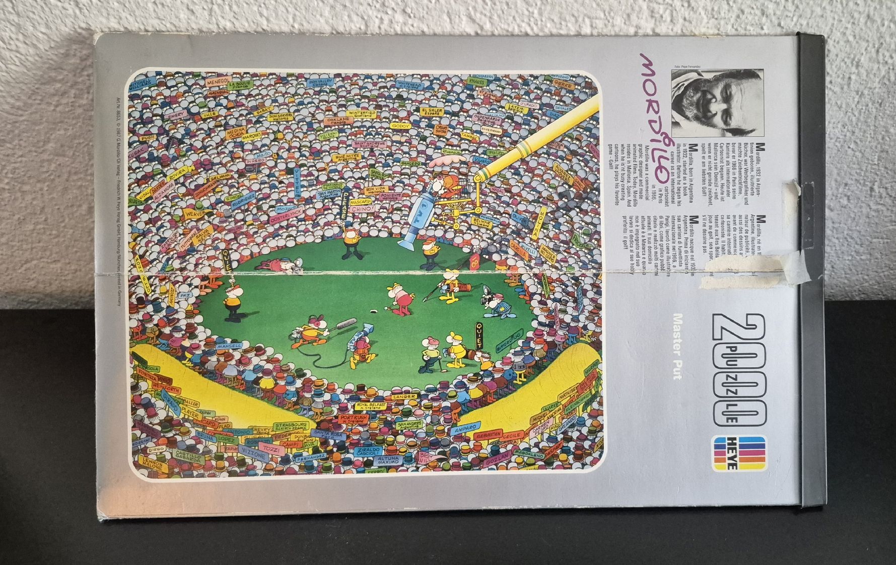Heye Puzzle: Heye Puzzle Dreieck Mordillo 2000 Master Put – Usato da Naters venduto da Monika-K