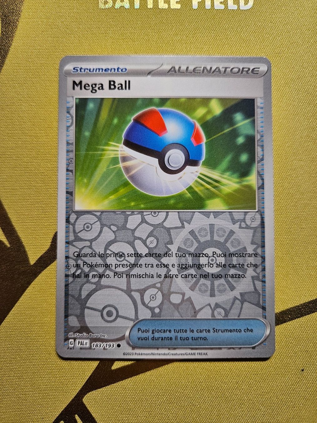 Pokémon Sammelbilder & Trading cards: Paldea Evolved - Mega Ball – Gebraucht aus Bellinzona von Pokemarco