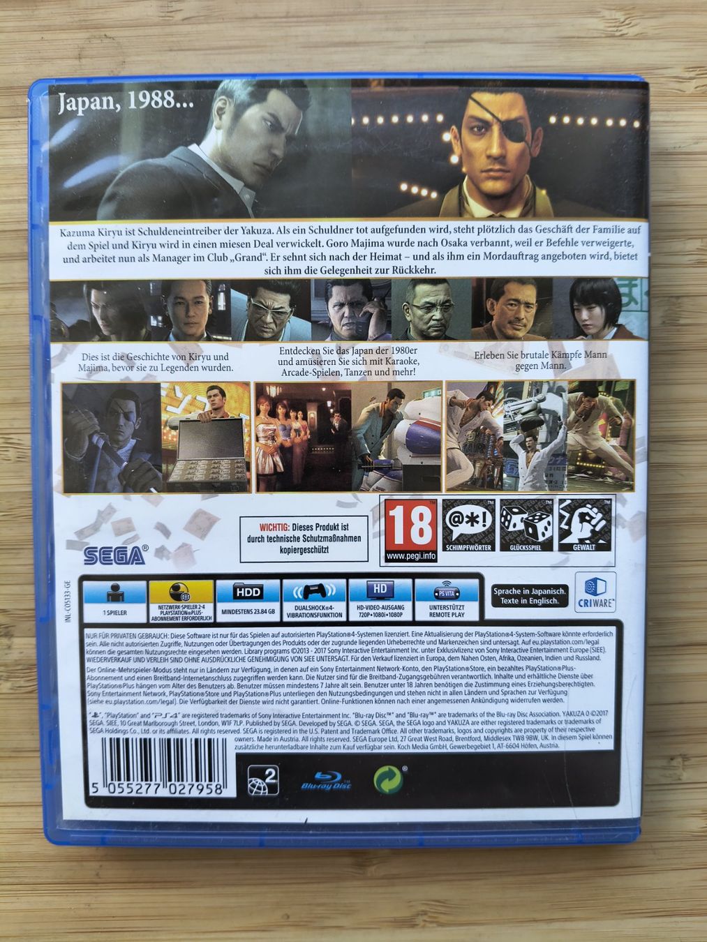 Spiele: Yakuza 0 (PS 4) – Gebraucht aus Riedholz von ste_96cd 1