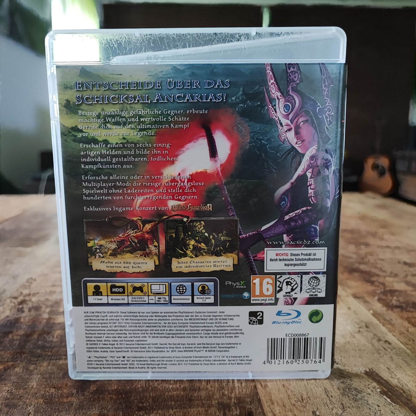 Sony Giochi: Sacred 2 Fallen Angel PS3 Game  – Usato da Dübendorf venduto da kb86_MOVIE 1