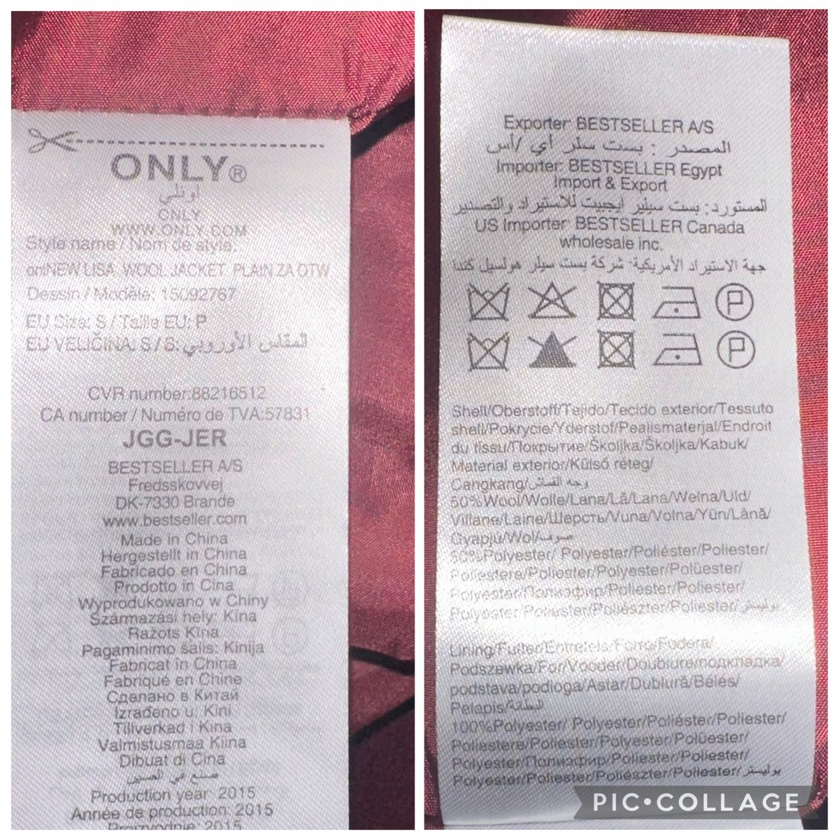 Only Cappotti: ONLY MANTEL GR. S Wolle neuwertig – Nuovo (secondo la descrizione) da Unteraegeri venduto da MH203 9