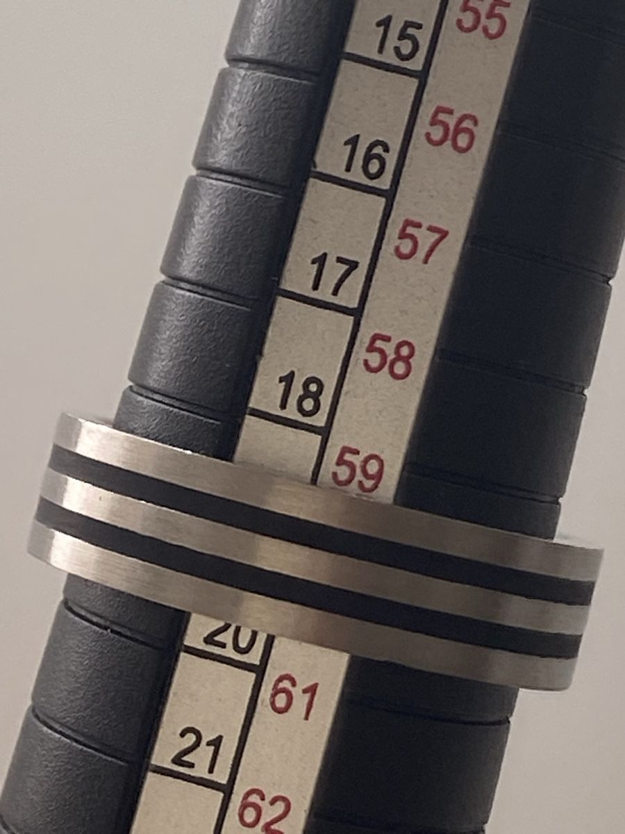 Anelli: XENOX Edelstahl Silberne Band Ring – Nuovo (secondo la descrizione) da Givisiez venduto da dor_xb9k 3