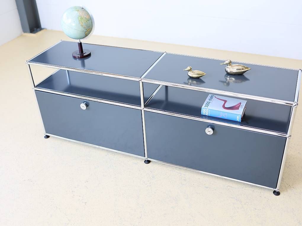 USM Kommoden: USM Haller Lowboard in Anthrazitgrau 2x2 – Gebraucht aus Meinisberg von atelier_TILIJA 2