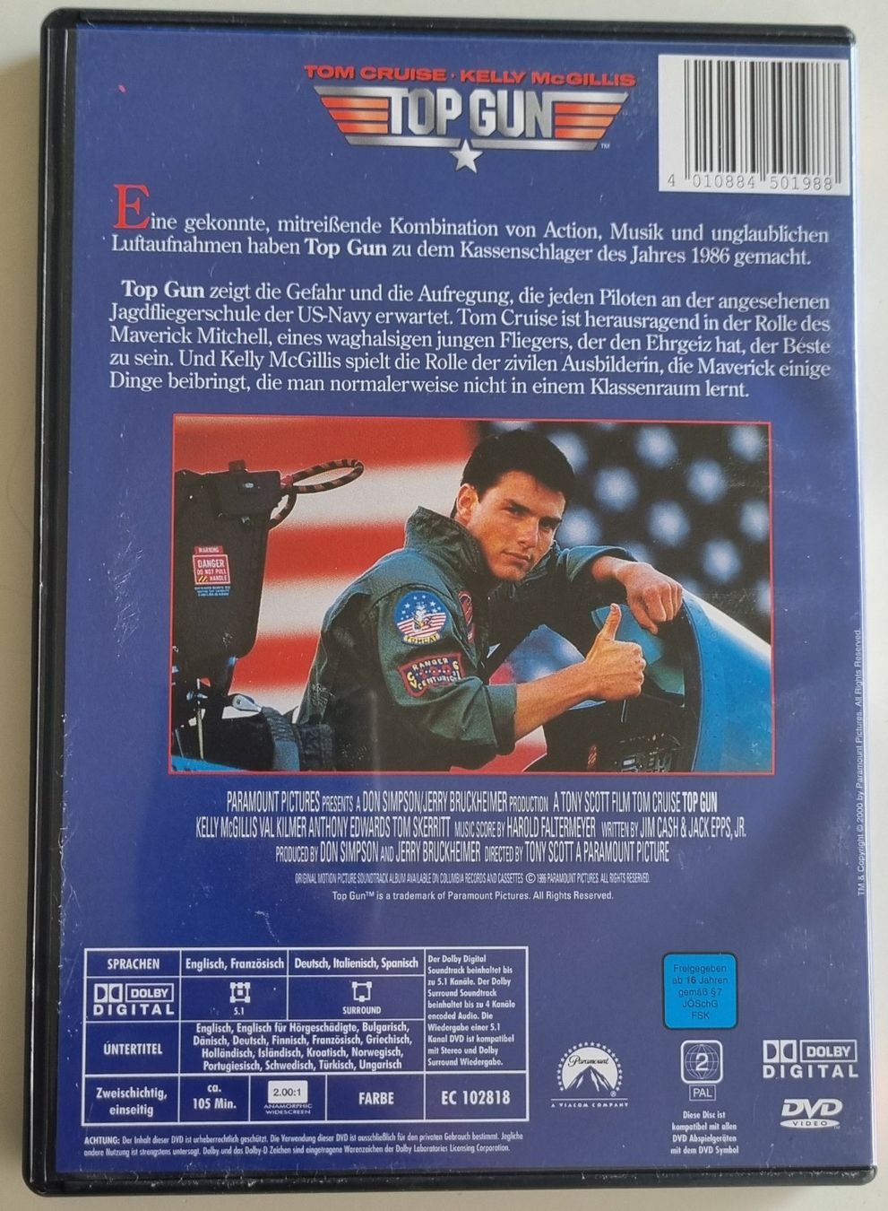 Tutti i DVDs: Top Gun DVD – Usato da Bassersdorf venduto da Ubrunu 1
