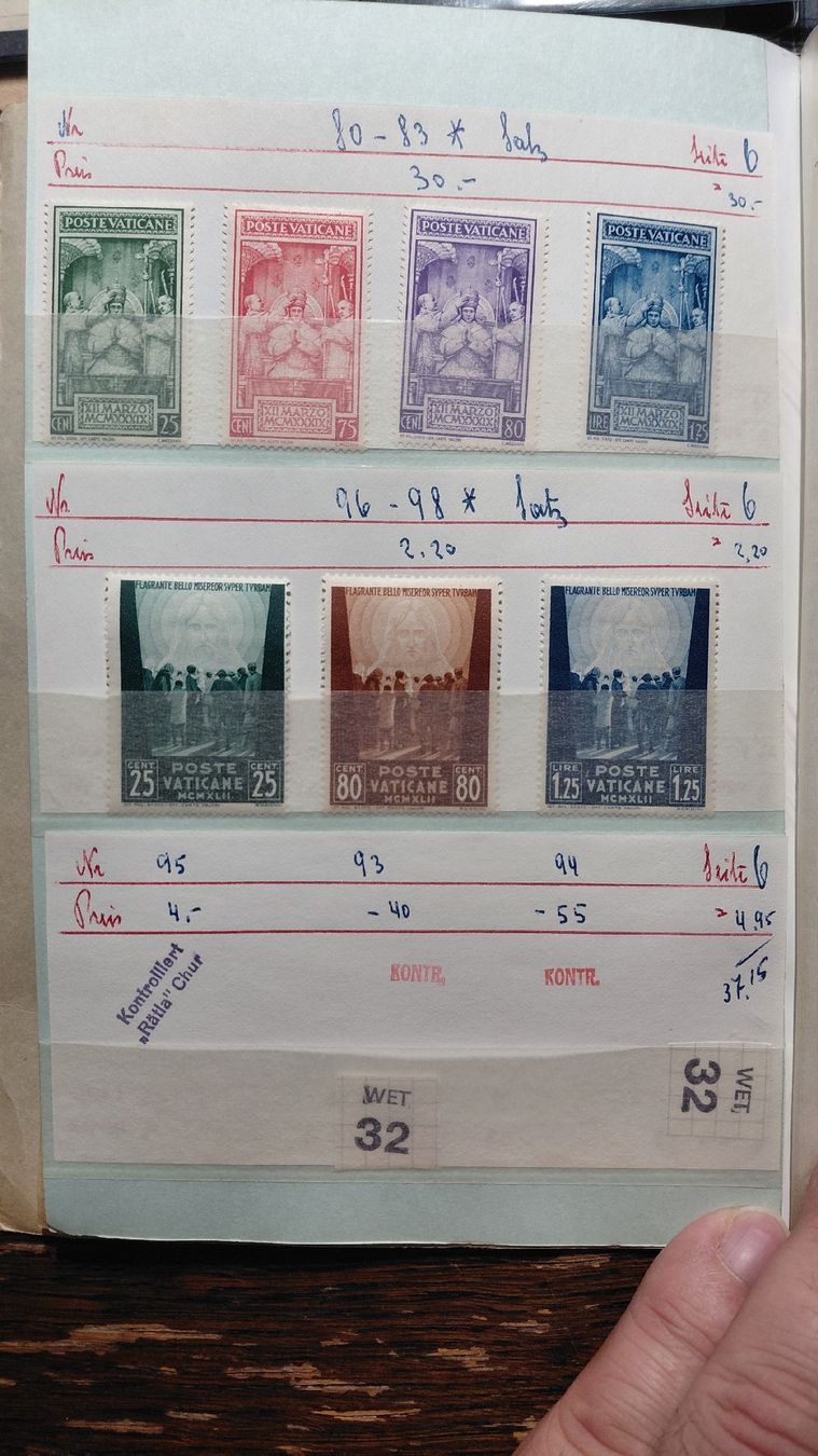 Alle Briefmarken: Super Sammlung Vatikan  – Gebraucht aus Riniken von ChriguG75 6
