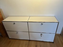 USM Haller Sideboard reinweiss Doppelelement 2/2 RBR1452-02