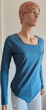 Dunkelblauer Langarm Body, Gr. L (44/46), Top Zustand!