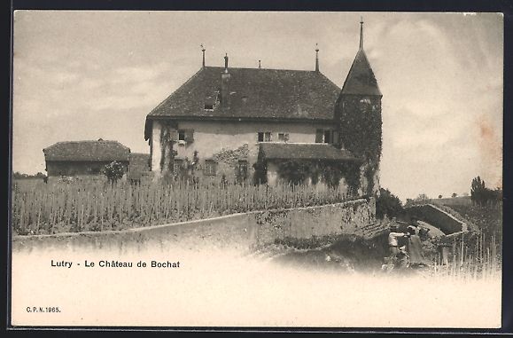 Cartes postales: AK Lutry, Le Château de Bochat – D'occasion à Berlin par bartko-reher